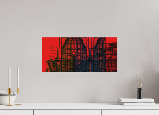 54,1 x 25 cm, Fine Art Print, ohne Weißrand "Skeleton Mountain (wide)" - Fine Art Print