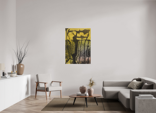 DIN A0 (84,1 x 118,9 cm), Leinwandprint, matt, ohne Rahmen "Golgatha" - Canvasprint