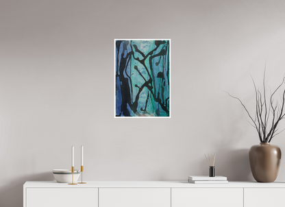 DIN A2 (42 x 59,4 cm), Fine Art Print, 1 cm Weißrand "Underwaterrun" - Fine Art Print
