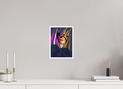 20 x 27,8 cm, Fine Art Print, 1 cm Weißrand "Octopus Leaving" - Fine Art Print