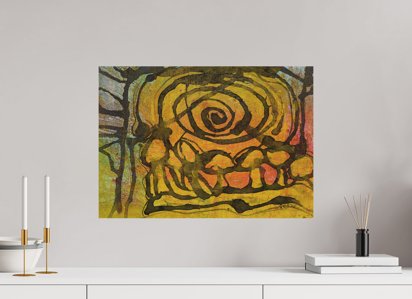 DIN A2 (59,4 x 42 cm), Fine Art Print, ohne Weißrand "Indian summer" - Fine Art Print