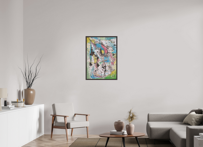 DIN A1 (59,4 x 84,1 cm), Leinwandprint, matt, Erle braun "Swordfish" - Canvasprint