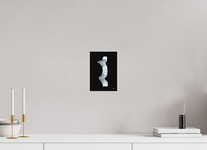 15 x 21,7 cm, Fine Art Print, ohne Weißrand "Zebramann" - Kunstdruck