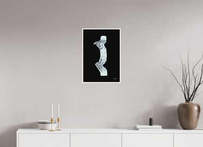 40 x 57,7 cm, Fine Art Print, 1 cm Weißrand "Zebramann" - Kunstdruck