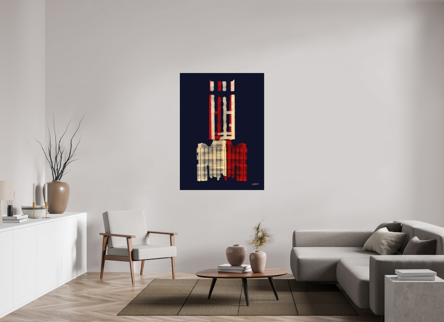100 x 138,9 cm, Fine Art Print, ohne Weißrand "Diabolo" - Fine Art Print