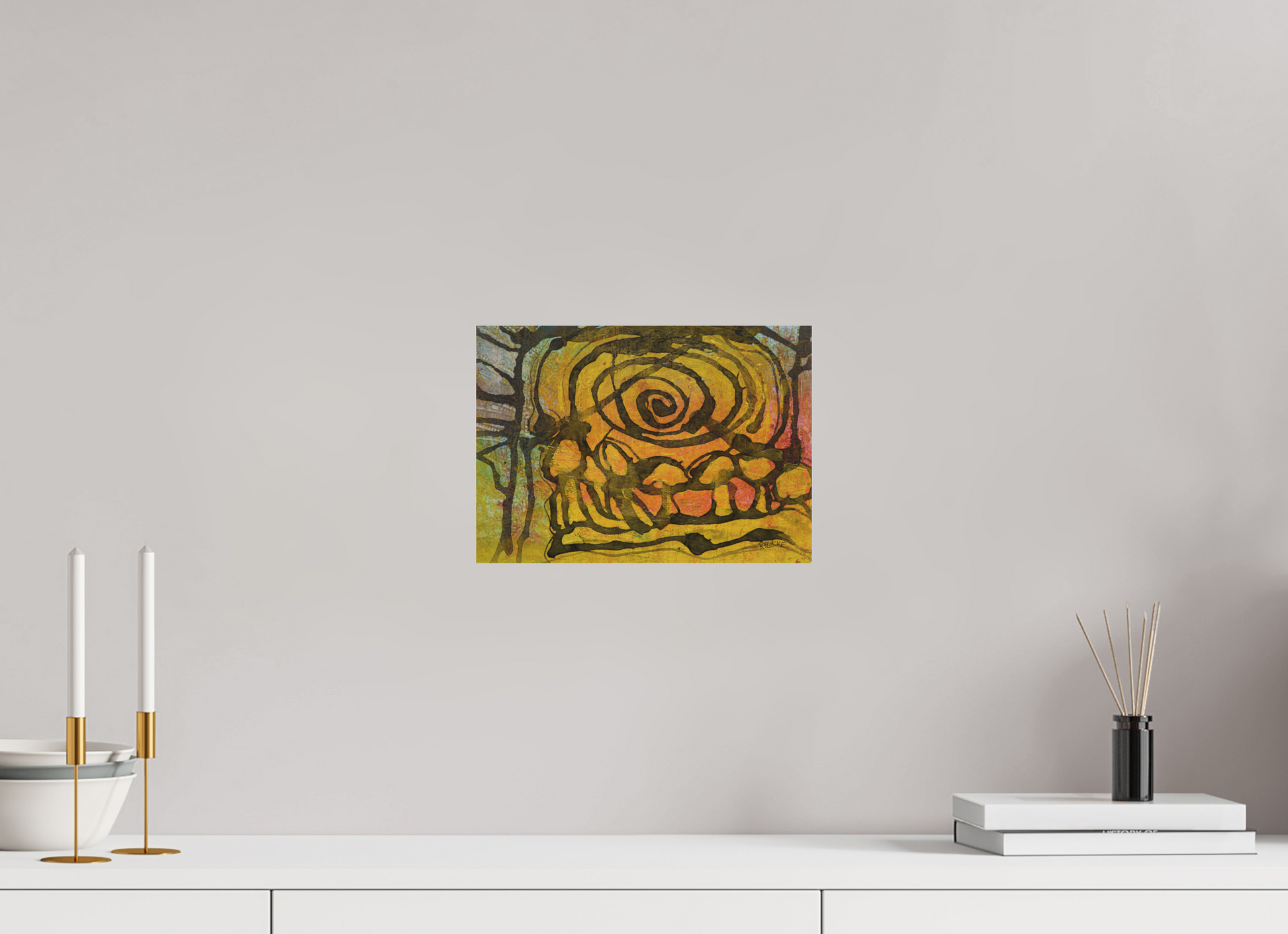 DIN A4 (29,7 x 21 cm), Fine Art Print, ohne Weißrand "Indian summer" - Fine Art Print
