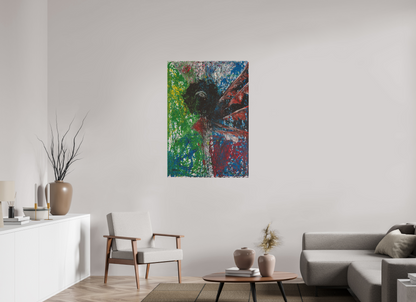 80 x 115 cm, Leinwandprint, matt, ohne Rahmen "Mumbling angel" - Canvasprint