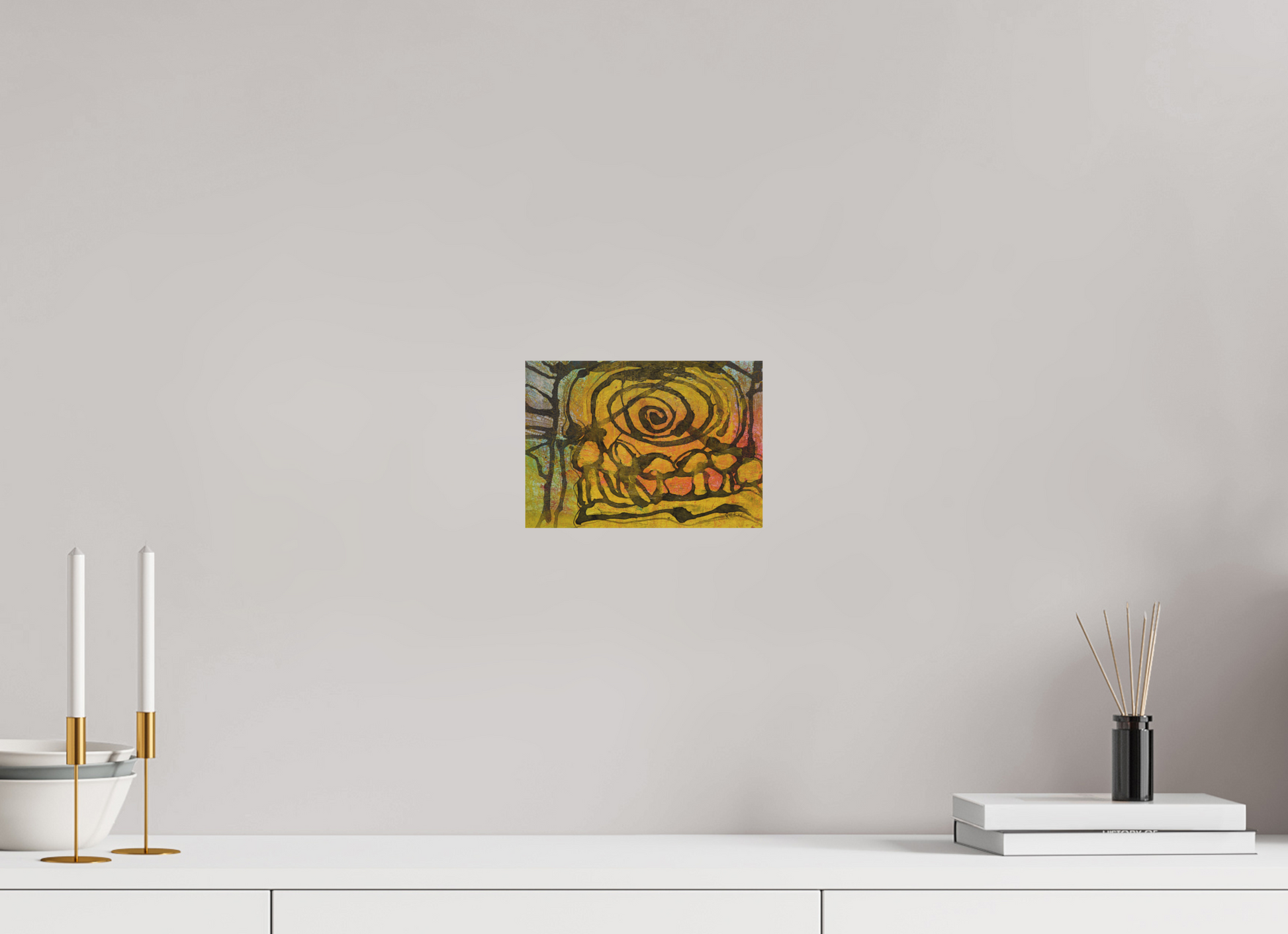 DIN A5 (21 x 14,8 cm), Fine Art Print, ohne Weißrand "Indian summer" - Fine Art Print