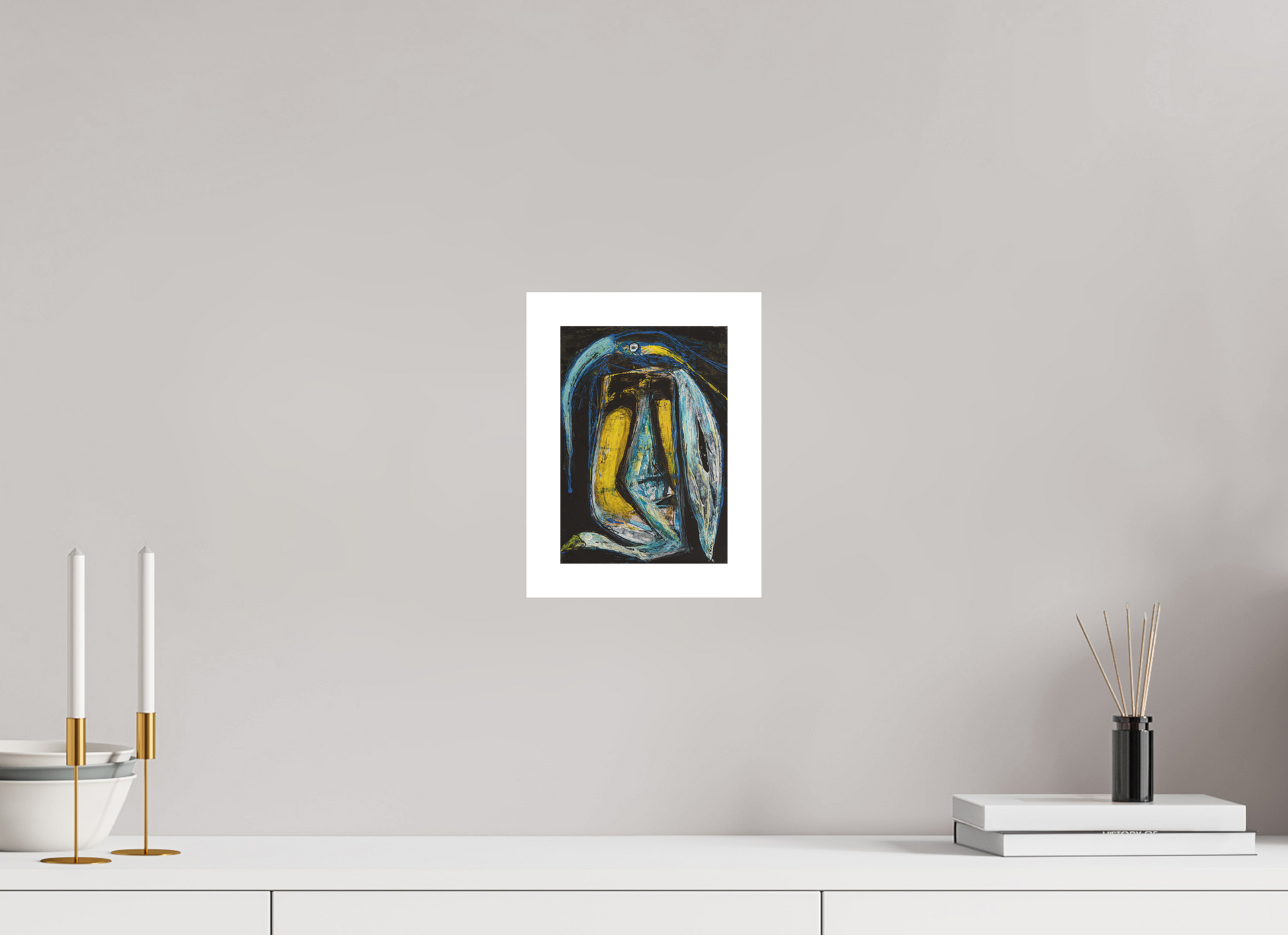 DIN A5 (14,8 x 21 cm), Art Fine Print, 3 cm Rand "Arrogans" - Fine Art Print