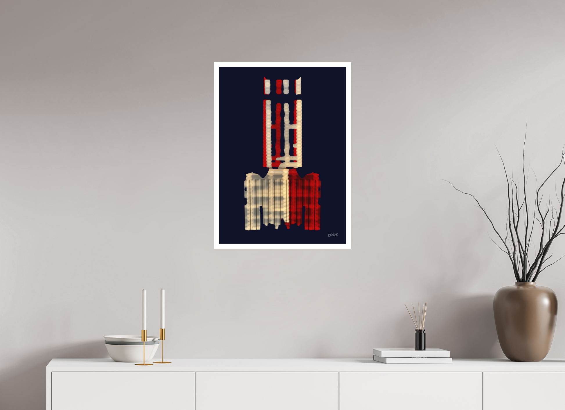 50 x 69,4 cm, Fine Art Print, 2 cm Weißrand "Diabolo" - Fine Art Print