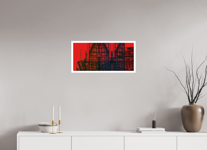 65 x 30 cm, Fine Art Print, 2 cm Weißrand "Skeleton Mountain (wide)" - Fine Art Print