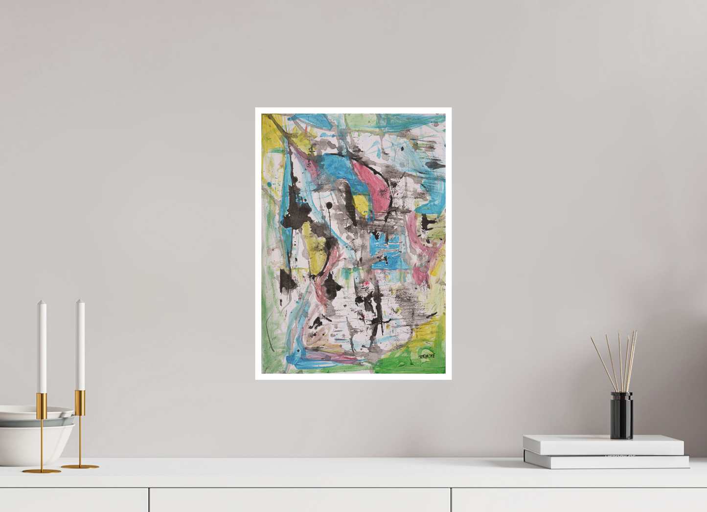 DIN A3 (29,7 x 42 cm), Fine Art Print, 1 cm Weißrand "Swordfish" - Fine Art Print