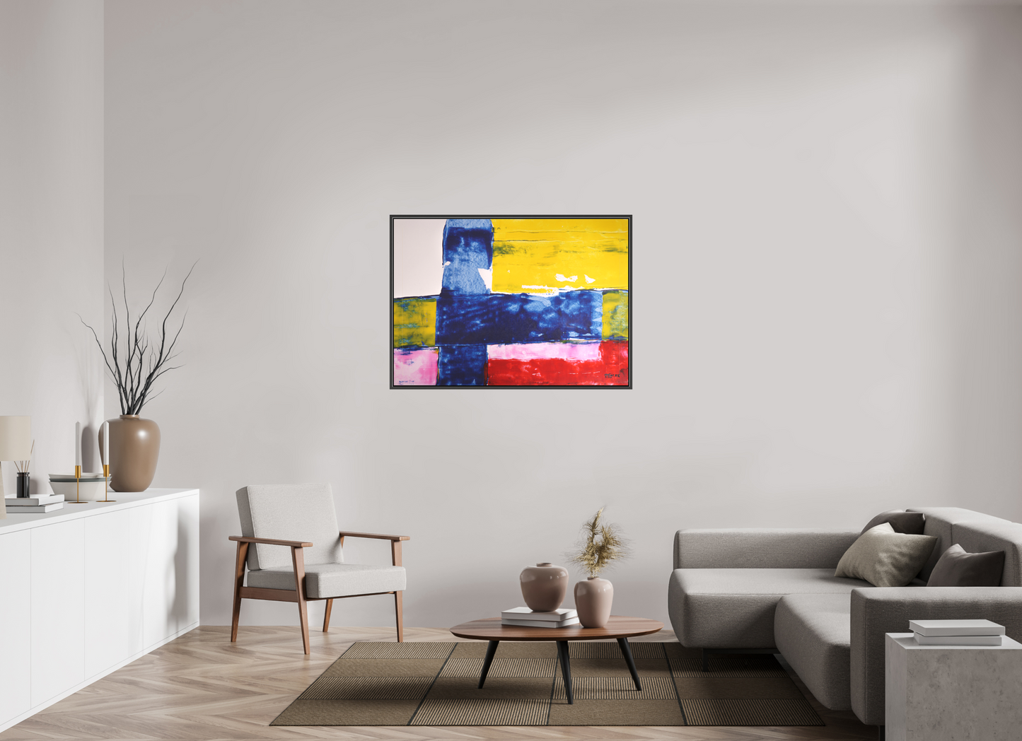 DIN A0 (118,9 x 84,1 cm), Leinwandprint, matt, Eiche schwarz "Car driver" - Canvasprint