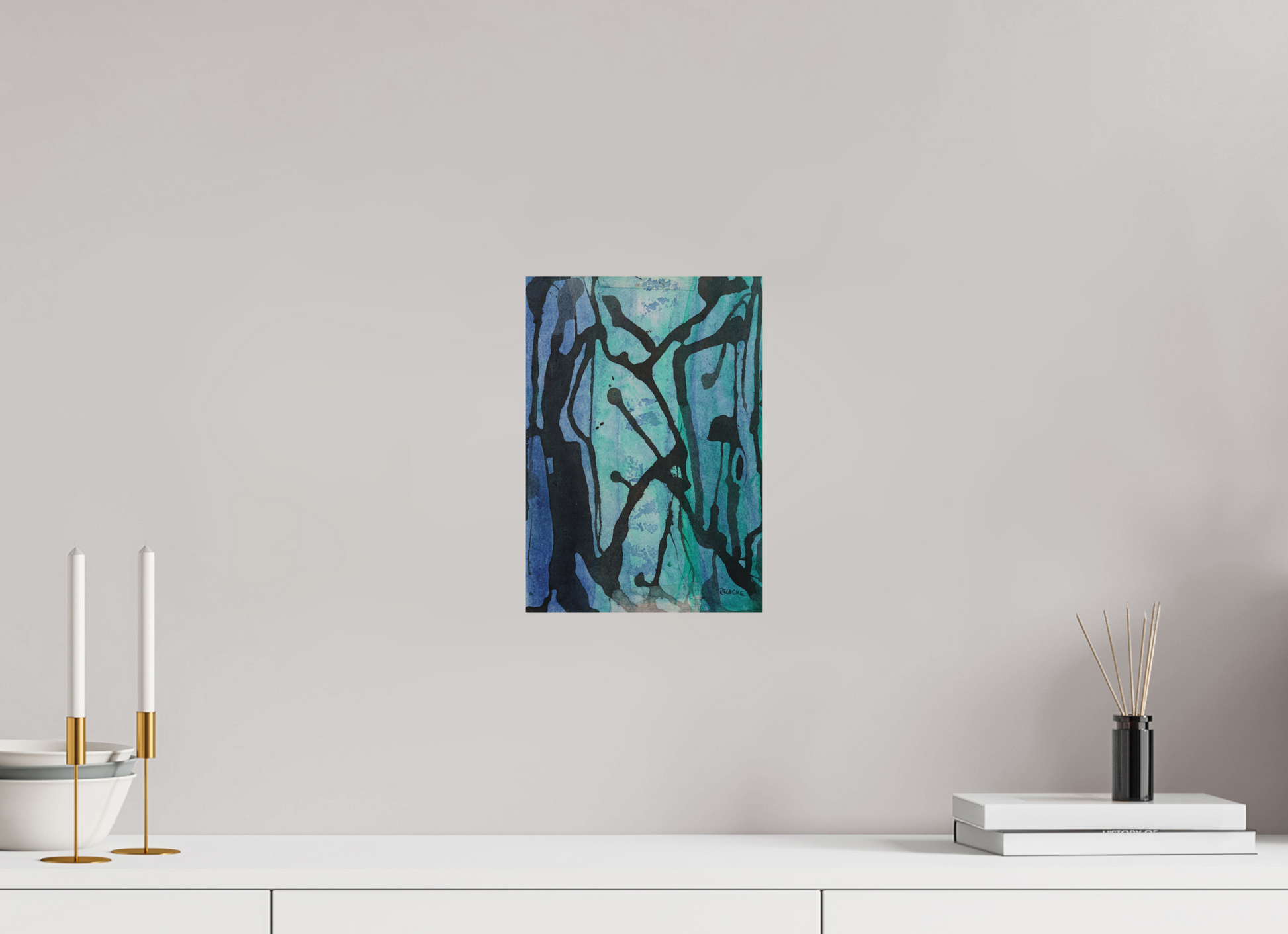 DIN A4 (21 x 29,7 cm), Fine Art Print, ohne Weißrand "Underwaterrun" - Fine Art Print