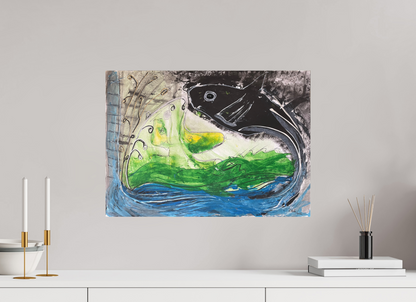 56,1 x 40 cm, Fine Art Print, ohne Weißrand "Fishing for YinYang" - Fine Art Print