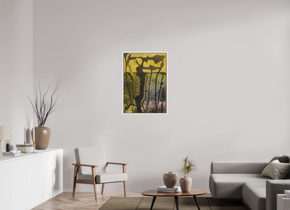 DIN A1 (59,4 x 84,1 cm), Leinwandprint, matt, Ahorn weiß "Golgatha" - Canvasprint