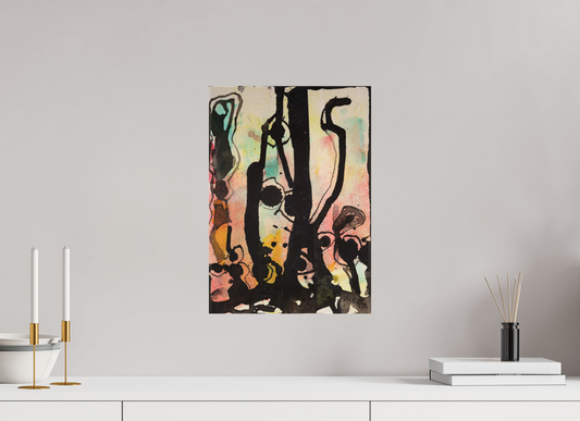 DIN A3 (29,7 x 42 cm), Leinwandprint, matt, ohne Rahmen "Cactus garden" - Canvasprint