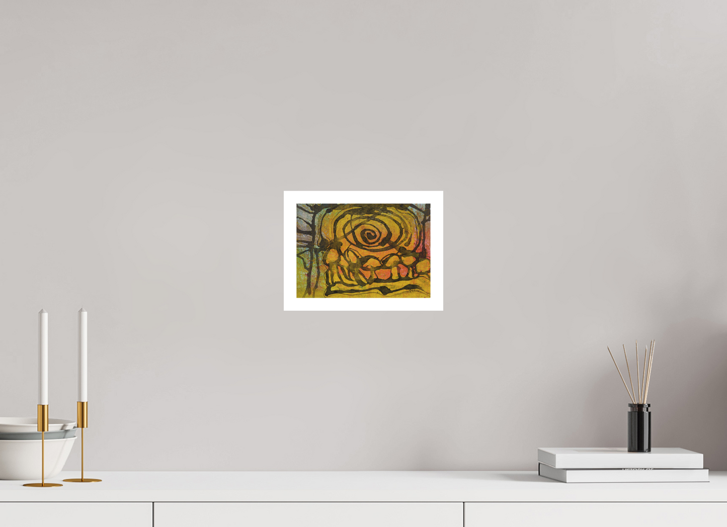 DIN A5 (21 x 14,8 cm), Fine Art Print, 2 cm Weißrand "Indian summer" - Fine Art Print