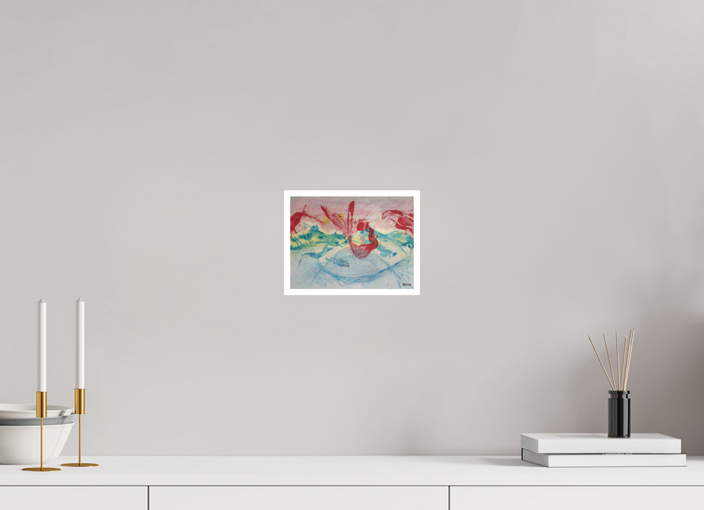 20 x 15 cm, Fine Art Print, 1 cm Weißrand "Mermaid in Company" - Fine Art Print