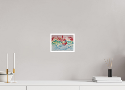 20 x 15 cm, Fine Art Print, 1 cm Weißrand "Mermaid in Company" - Fine Art Print