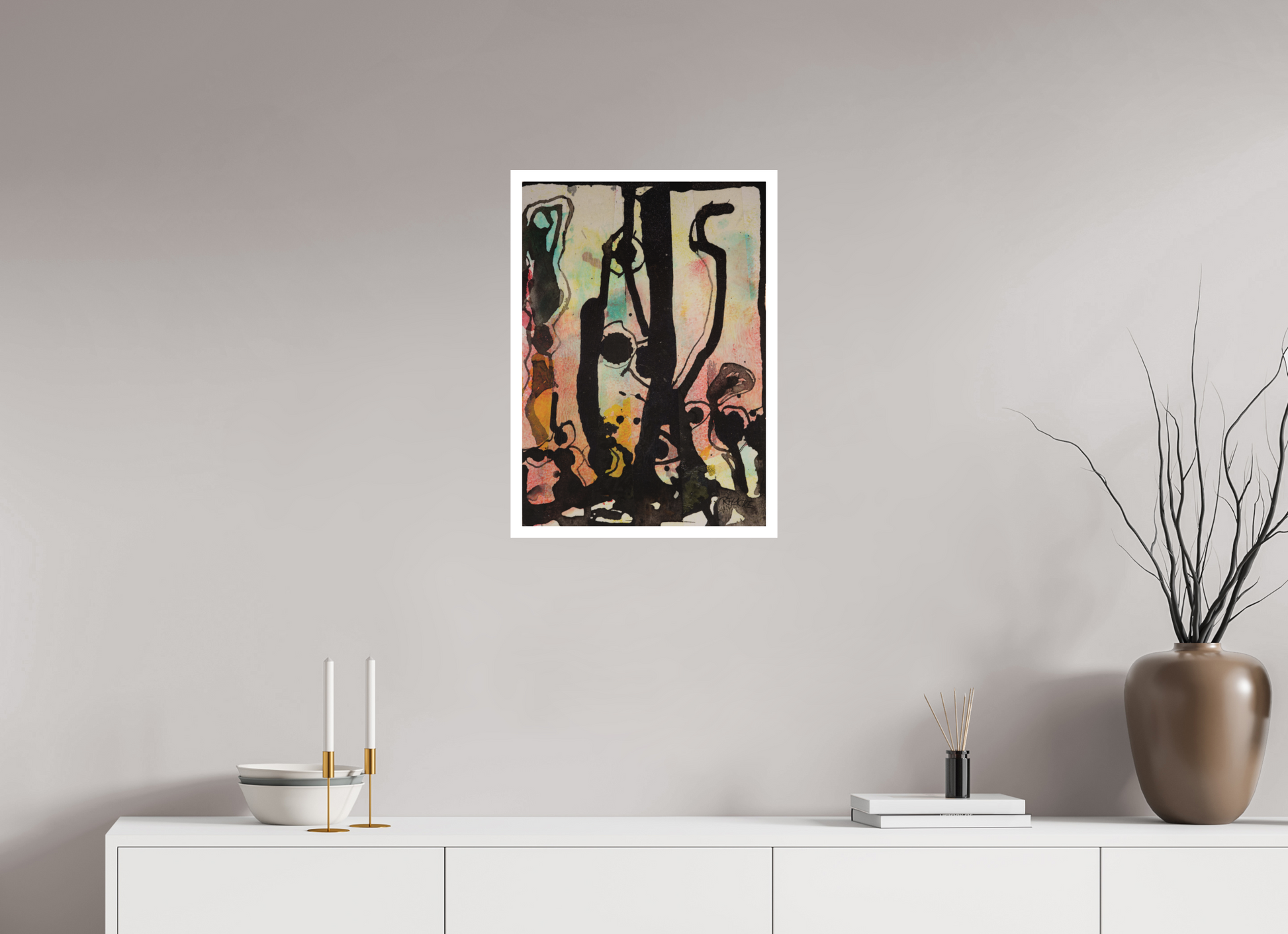 DIN A2 (42 x 59,4 cm), Fine Art Print, 2 cm Weißrand "Cactus garden" - Fine Art Print