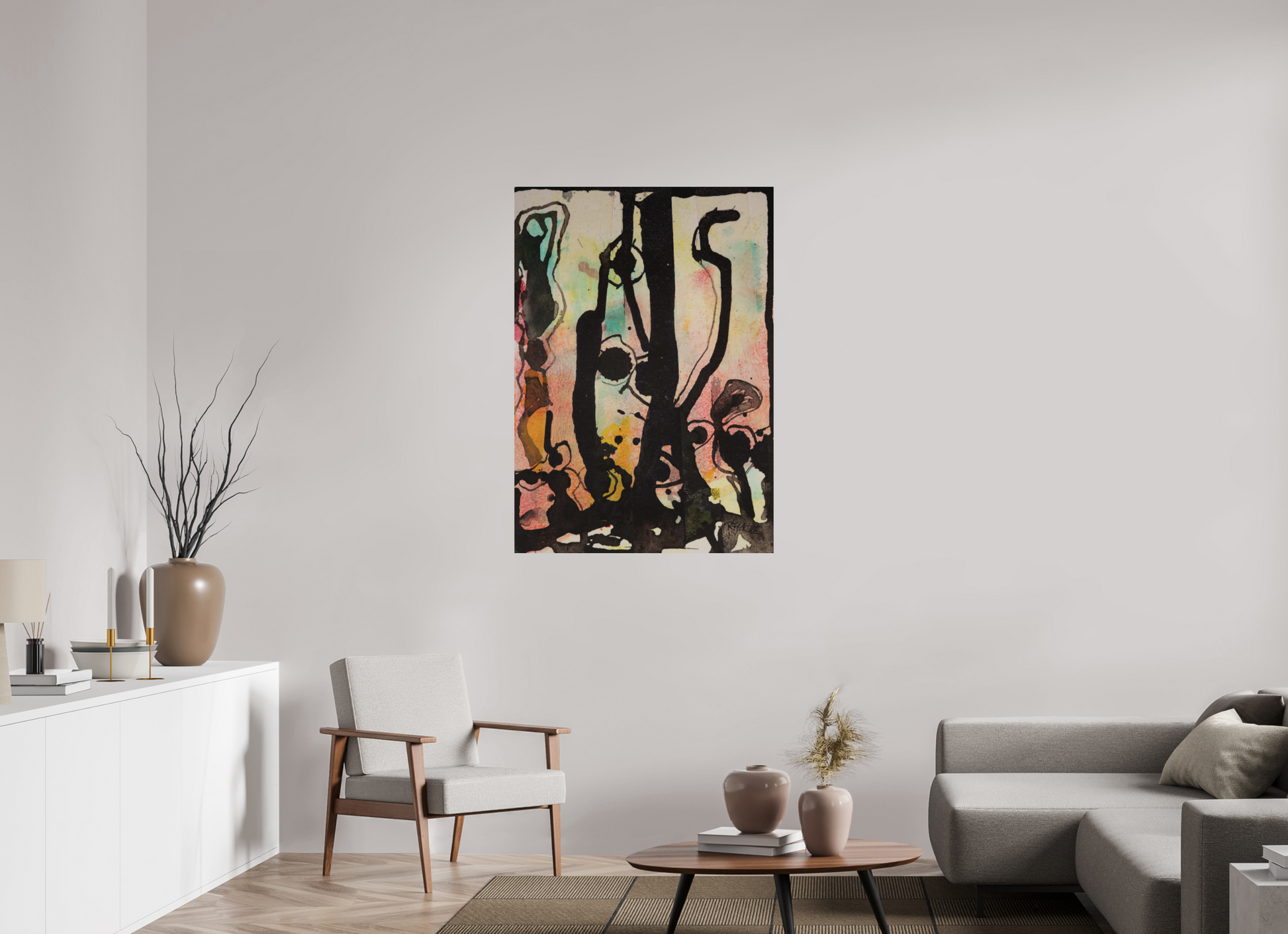 DIN A0 (84,1 x 118,9 cm), Fine Art Print, ohne Weißrand "Cactus garden" - Fine Art Print