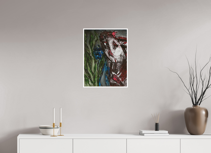 45 x 60 cm, Fine Art Print, 1 cm Weißrand "Angst" - Kunstdruck