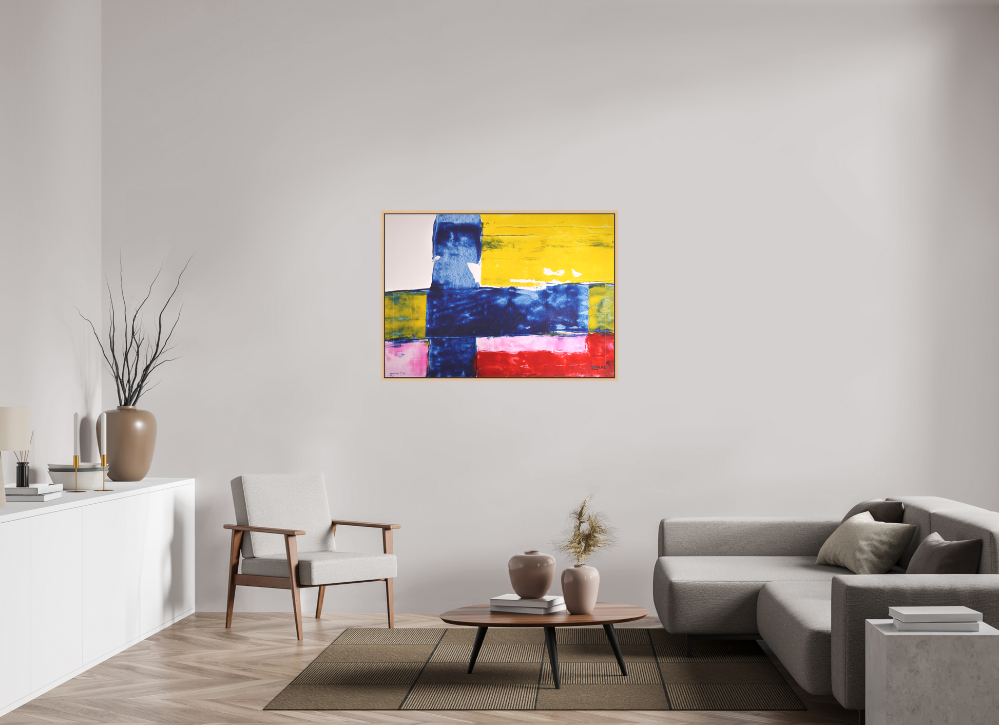 DIN A0 (118,9 x 84,1 cm), Leinwandprint, matt, Ahorn natur "Car driver" - Canvasprint