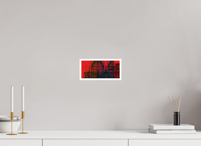 21,7 x 10 cm, Fine Art Print, 1 cm Weißrand "Skeleton Mountain (wide)" - Fine Art Print