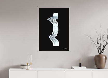 60 x 86,6 cm, Leinwandprint, matt, ohne Rahmen "Zebraman/Dreamman" - Leinwandprint