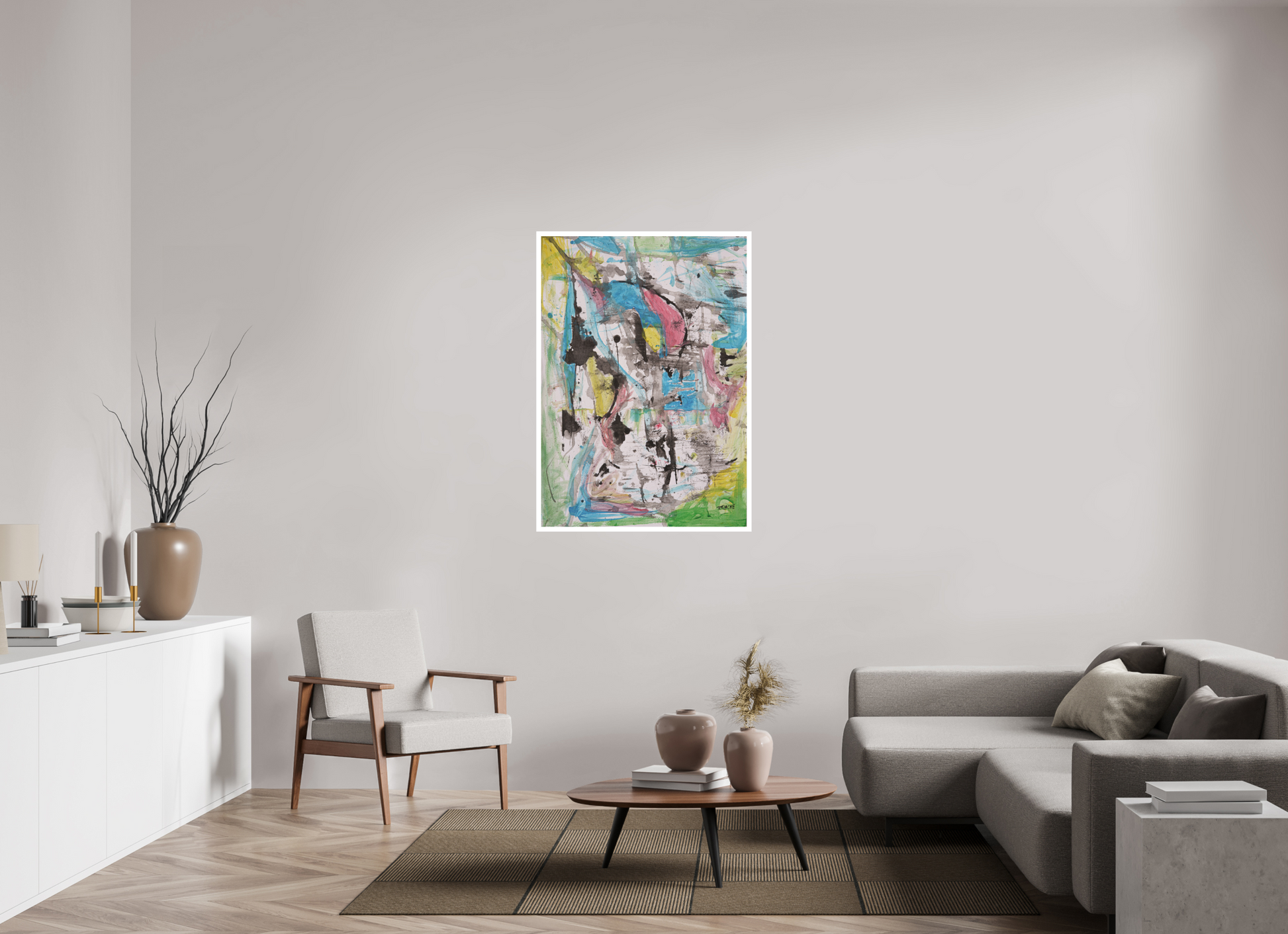 DIN A0 (84,1 x 118,9 cm), Fine Art Print, 2 cm Weißrand "Swordfish" - Fine Art Print