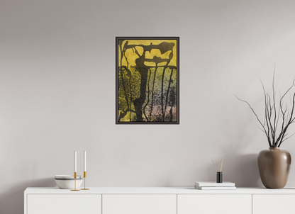 DIN A2 (42 x 59,4 cm), Leinwandprint, matt, Erle braun "Golgatha" - Canvasprint