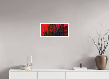 54,1 x 25 cm, Fine Art Print, 2 cm Weißrand "Skeleton Mountain (wide)" - Fine Art Print