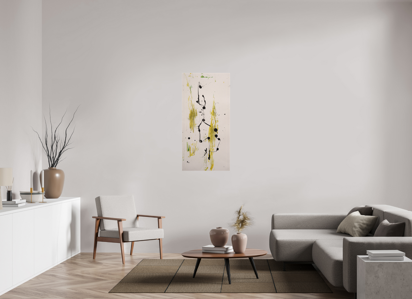 60 x 123,1 cm, Leinwandprint, matt, ohne Rahmen "Drehen und wenden" - Canvasprint