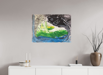 84,2 x 60 cm, Fine Art Print, ohne Weißrand "Fishing for YinYang" - Fine Art Print