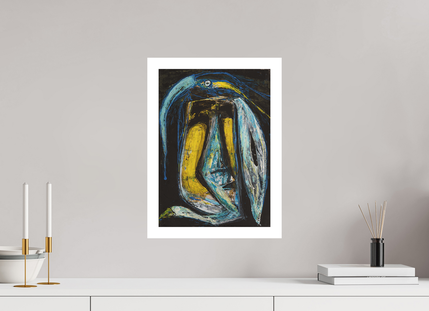DIN A3 (29,7 x 42 cm), Art Fine Print, 3 cm Rand "Arrogans" - Fine Art Print