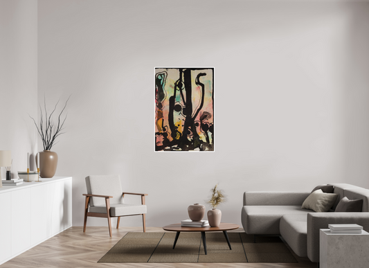 DIN A0 (84,1 x 118,9 cm), Fine Art Print, 1 cm Weißrand "Cactus garden" - Fine Art Print