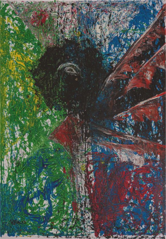 Main image "Mumbling angel" - Fine Art Print