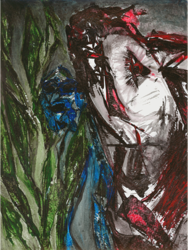 Main image "Angst" - Leinwanddruck