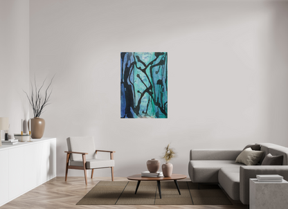 DIN A0 (84,1 x 118,9 cm), Leinwandprint, matt, ohne Rahmen "Underwaterrun" - Canvasprint
