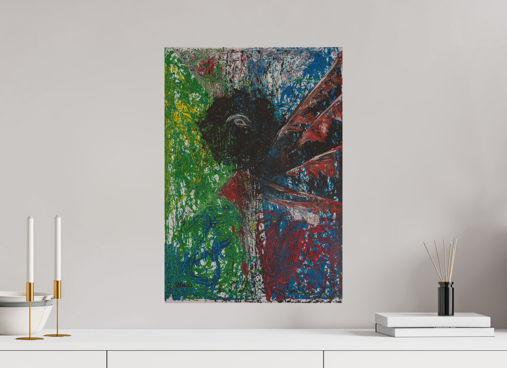 40 x 57,5 cm, Fine Art Print, ohne Weißrand "Mumbling angel" - Fine Art Print