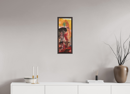 20 x 56,5 cm, Leinwandprint, matt, Erle braun "Asian girl" - Canvasprint (Kopie)