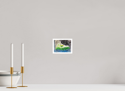 14 x 10 cm, Fine Art Print, 1 cm Weißrand "Fishing for YinYang" - Fine Art Print