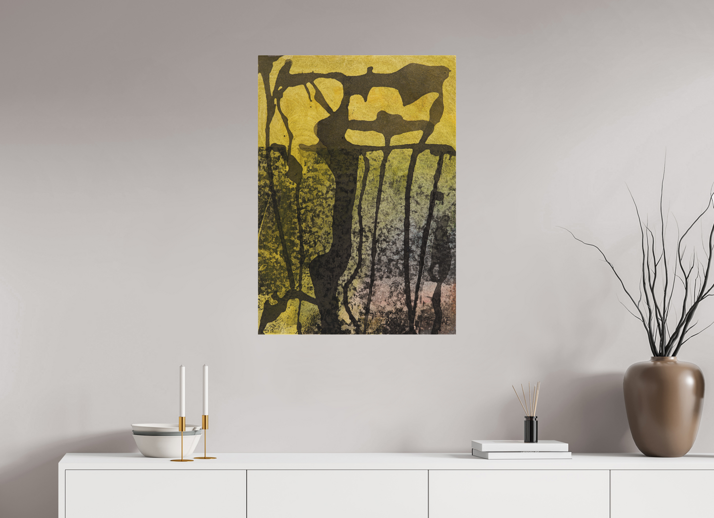 DIN A1 (59,4 x 84,1 cm), Leinwandprint, matt, ohne Rahmen "Golgatha" - Canvasprint