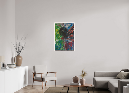 60 x 86,2 cm, Leinwandprint, matt, Ahorn weiß "Mumbling angel" - Canvasprint