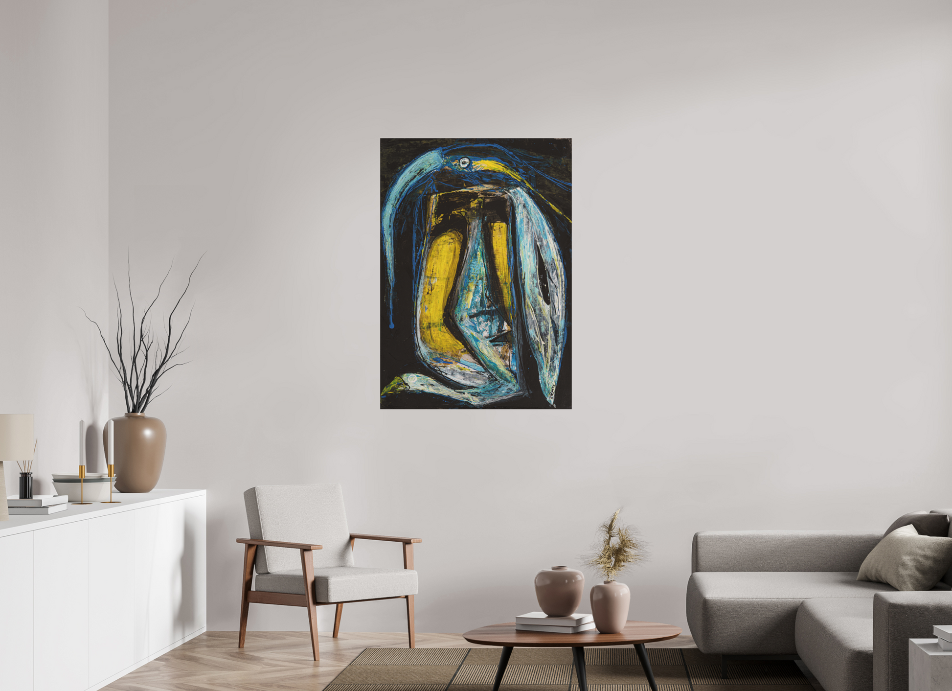 DIN A0 (84,1 x 118,9 cm), Fine Art Print, ohne Weißrand "Arrogans" - Fine Art Print