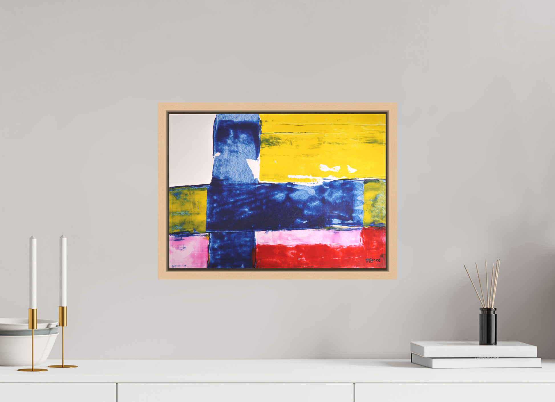 DIN A3 (42 x 29,7 cm), Leinwandprint, matt, Ahorn natur "Car driver" - Canvasprint