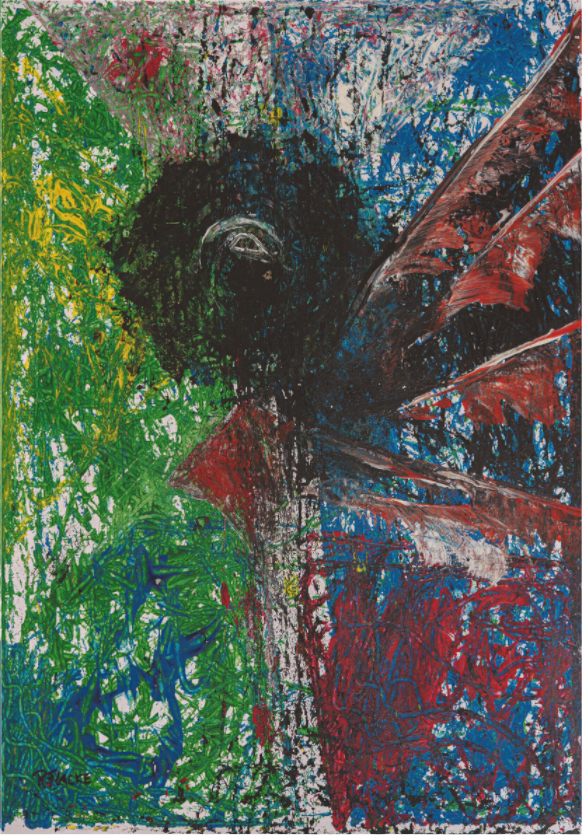 Main image "Mumbling angel" - Canvasprint