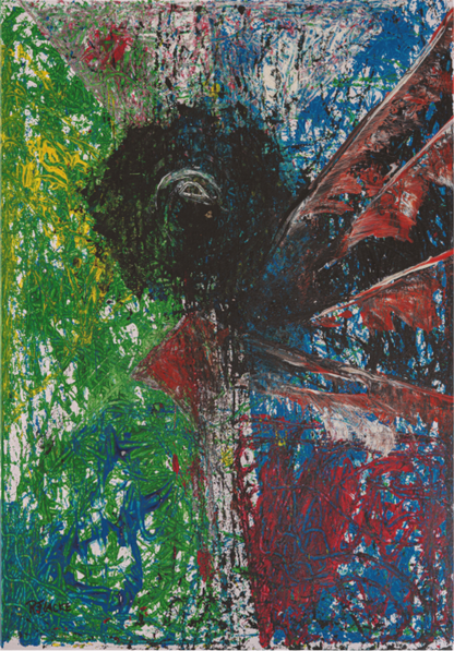 Main image "Mumbling angel" - Canvasprint