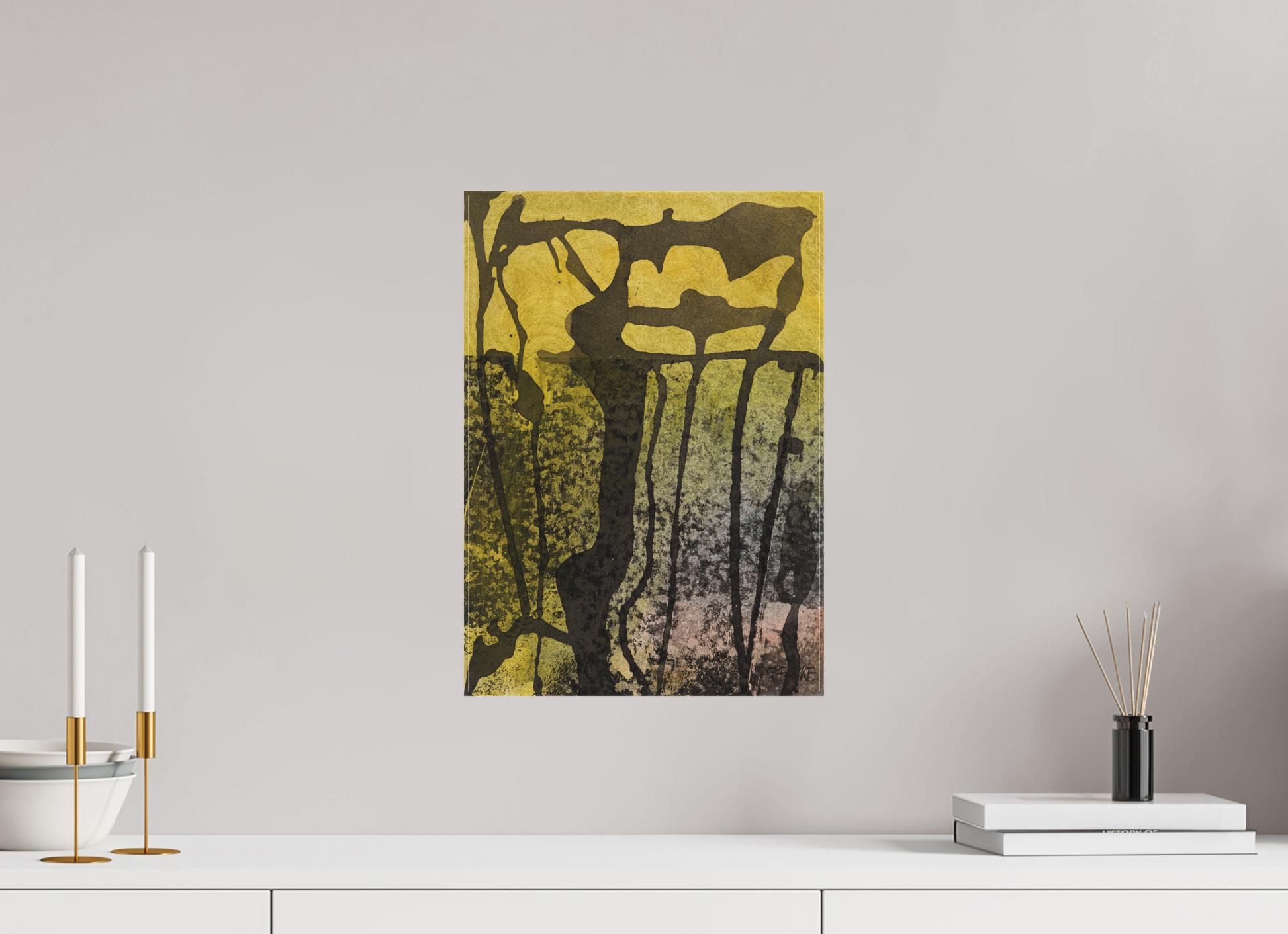 DIN A3 (29,7 x 42 cm), Leinwandprint, matt, ohne Rahmen "Golgatha" - Canvasprint